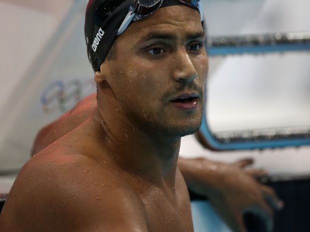 Ous Mellouli zdobył już medal na krytej pływalni (fot. Getty Images)