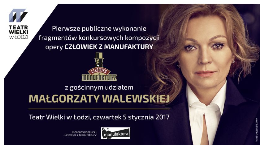 CZŁOWIEK Z MANUFAKTURY - wydarzenie z gościnnym udziałem Małgorzaty Walewskiej