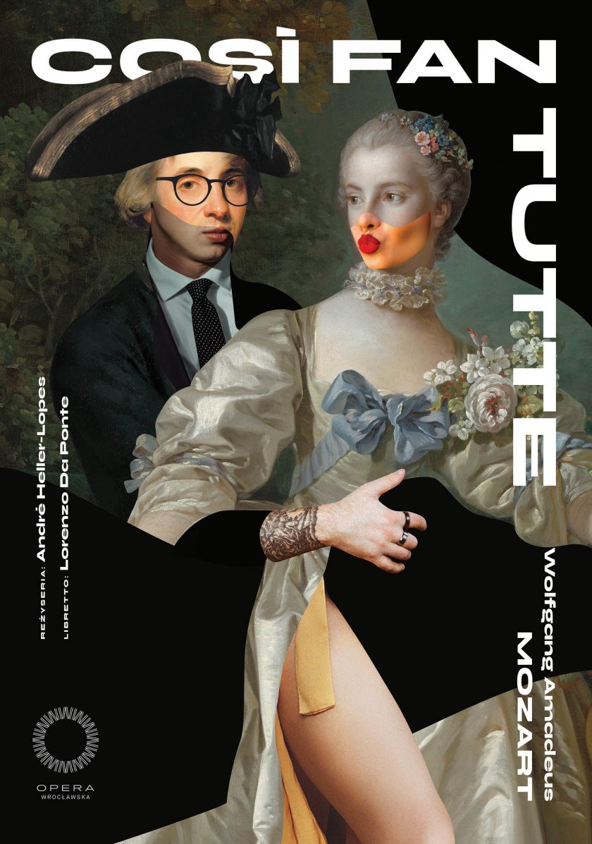 „Cosí fan tutte” Wolfganga Amadeusa Mozarta, plakat Katarzyna Zapart