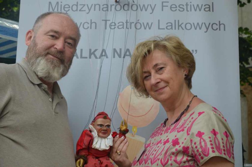 Grażyna Karwowska-Winiarek, Prezes Fundacji Meritum oraz Dyrektor Festiwalu i Ivan Gontko, Dyrektor Artystyczny Festiwalu