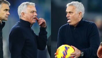 Jose Mourinho krytykował pracę arbitra podczas meczu Romy z Hellasem. Teraz może zostać zawieszony po czerwonej kartce nawet na 3 mecze (fot. Getty) Jose Mourinho krytykował pracę arbitra podczas meczu Romy z Hellasem. Teraz może zostać zawieszony po czerwonej kartce nawet na 3 mecze (fot. Getty)