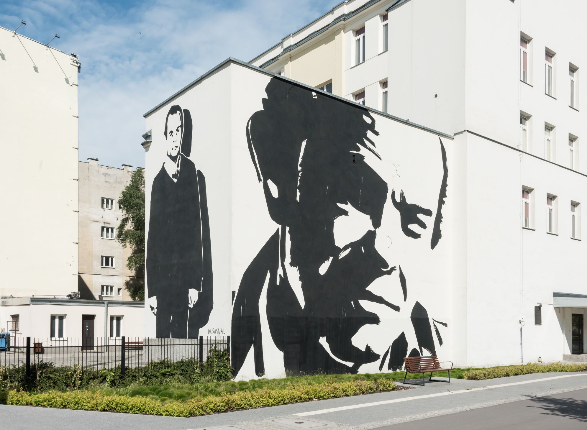 Mural Jacka Kuronia w Warszawie. Fot. Wikipedia