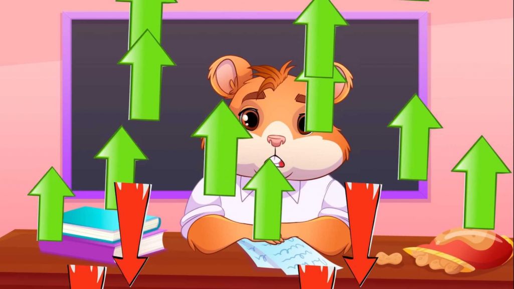 Відэагульня «Hamster Kombat». (Скрыншот: Белсат)