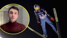 Michał Chmielewski i Kamil Stoch (fot. TVP Sport/Getty)