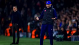 Marek Papszun podczas meczu ze Spartą (fot. PAP)