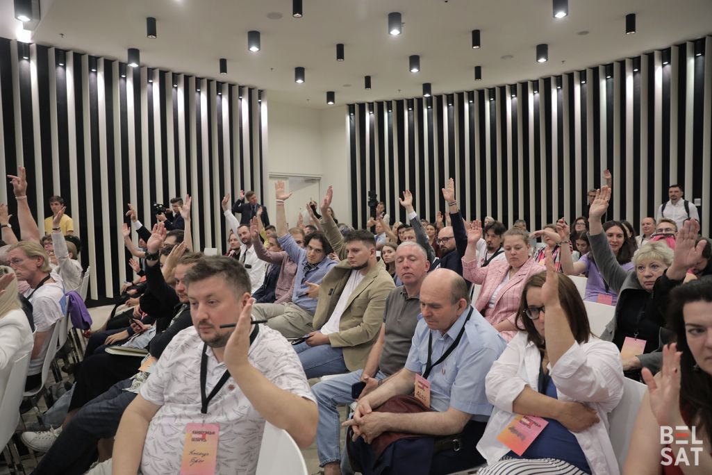 Канферэнцыя Новая Беларусь. Варшава, Польшча. 6 жніўня 2023 года. (Фота: Белсат)