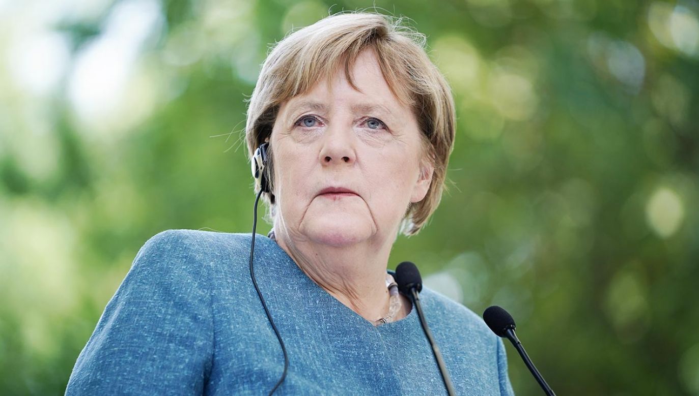 Była kanclerz Angela Merkel (fot.  Mateusz Wlodarczyk/NurPhoto via Getty Images)