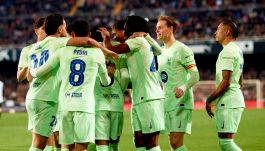 Barcelona wyeliminowała Valencię w Pucharze Króla w efektownym stylu (fot. Getty Images)