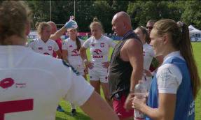 Mistrzostwa Europy kobiet w rugby7: Polska – Francja (fot. TVP SPORT)