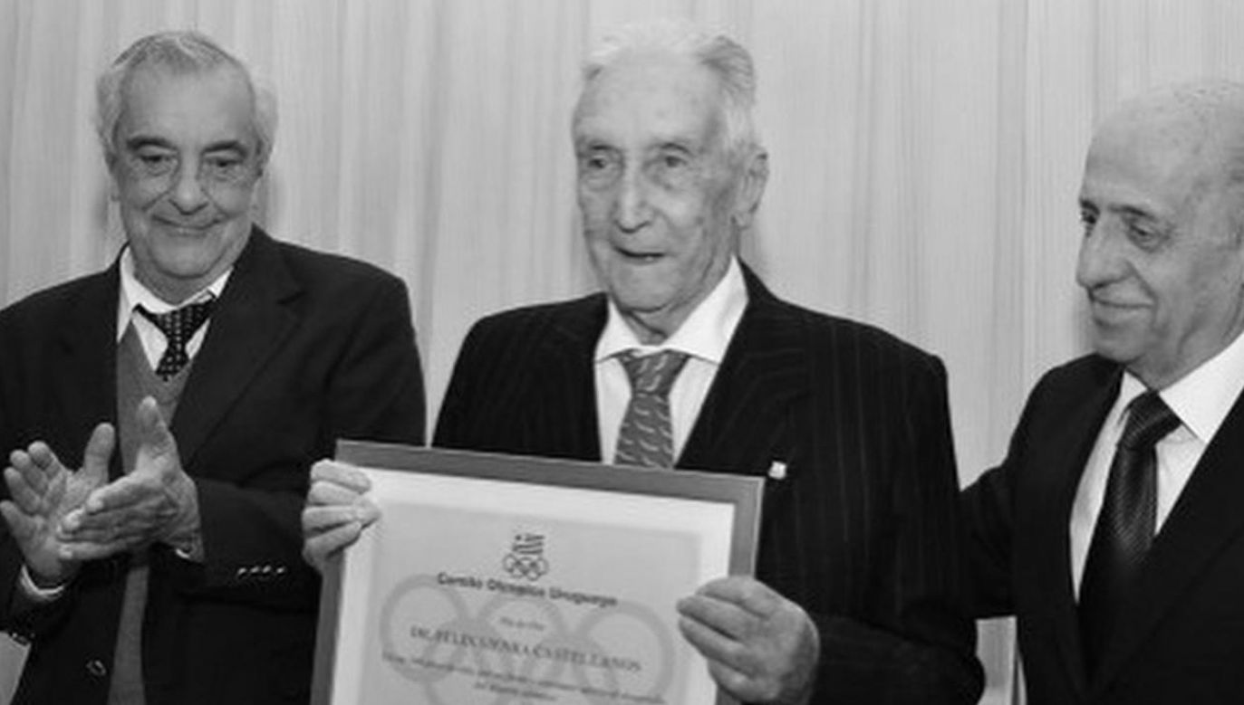 Felix Sienra zmarł w wieku 107 lat (fot. Facebook/Comité Olímpico Uruguayo)