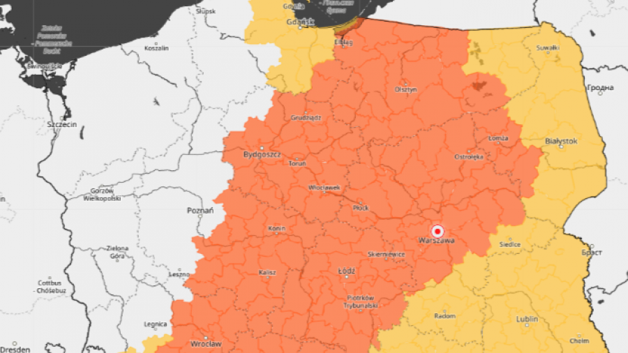 Wielkopolska, prognoza pogody, 3 lipca, upały i burze z silnym wiatrem (fot. IMGW)
