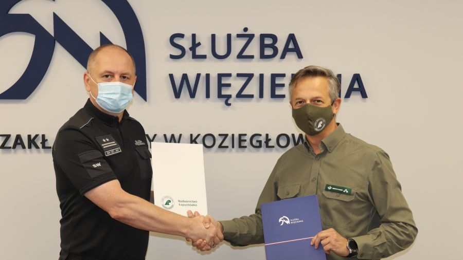 Więźniowe będą pracować w lasach (fot. kpt L.Biegun/ KP Koziegłowy)