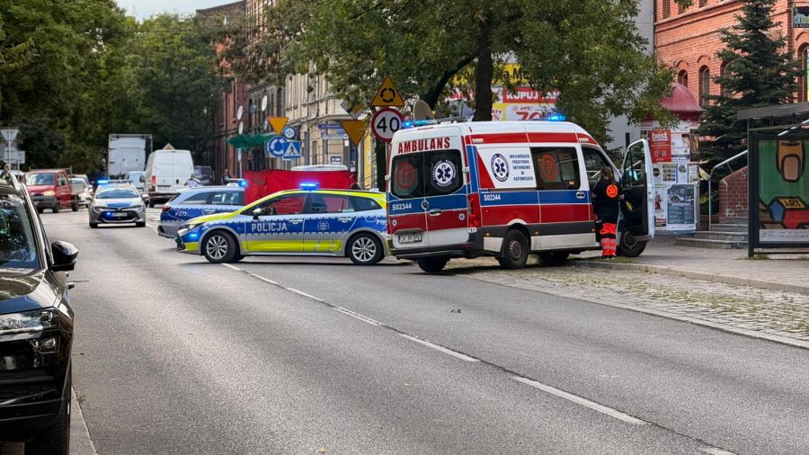 Dramat rozegrał się ok. godz. 14. na ulicy Siemianowickiej w Chorzowie. Fot. Kryspin Sandak | TVP3 Katowice