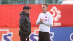 Michał Probierz i Kamil Grosicki (fot. PAP)