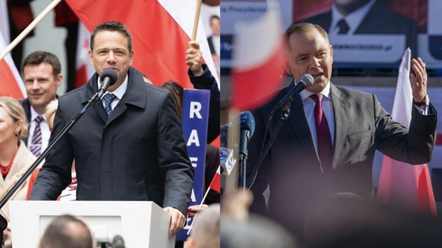 Rafał Trzaskowski, Karol Nawrocki, ostatnia prosta kampanii wyborczej, cisza wyborcza (fot. FB/Rafał Trzaskowski, FB/Karol Nawrocki)