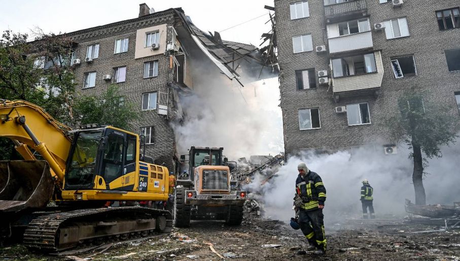 Rosyjskie zbrodnie wojenne - codzienność na Ukrainie (fot. Dmytro Smoliyenko / Ukrinform/Future Publishing via Getty Images)