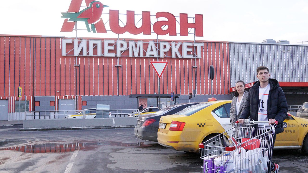 Auchan w Rosji (fot.  Konstantin Zavrazhin/Getty Images)