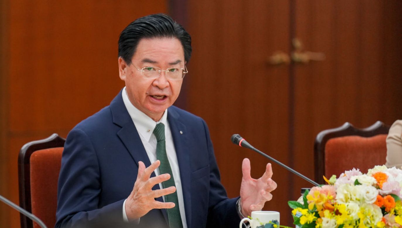 Tajwański minister spraw zagranicznych Joseph Wu potwierdził zerwanie stosunków dyplomatycznych z Hondurasem. (Fot. Walid Berrazeg/SOPA Images/LightRocket za pośrednictwem Getty Images)