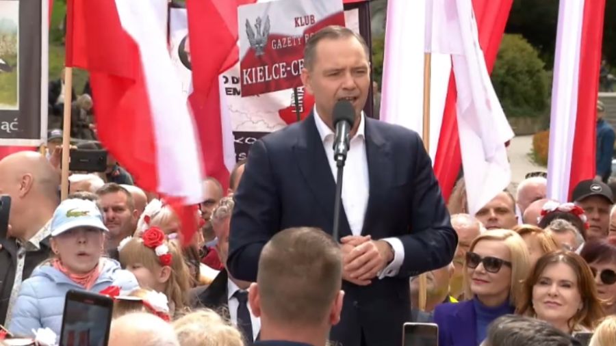 Kampania na ostatniej prostej. Karol Nawrocki spotkał się z sympatykami w Kielcach