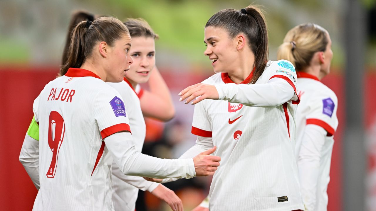 Ewa Pajor i Martyna Wiankowska (fot. Getty Images)
