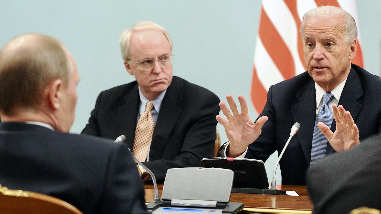 Amerykanie chcą, aby Biden był twardy wobec Putina (fot. Sh.Valery/TASS/Forum) Amerykanie chcą, aby Biden był twardy wobec Putina (fot. Sh.Valery/TASS/Forum)
