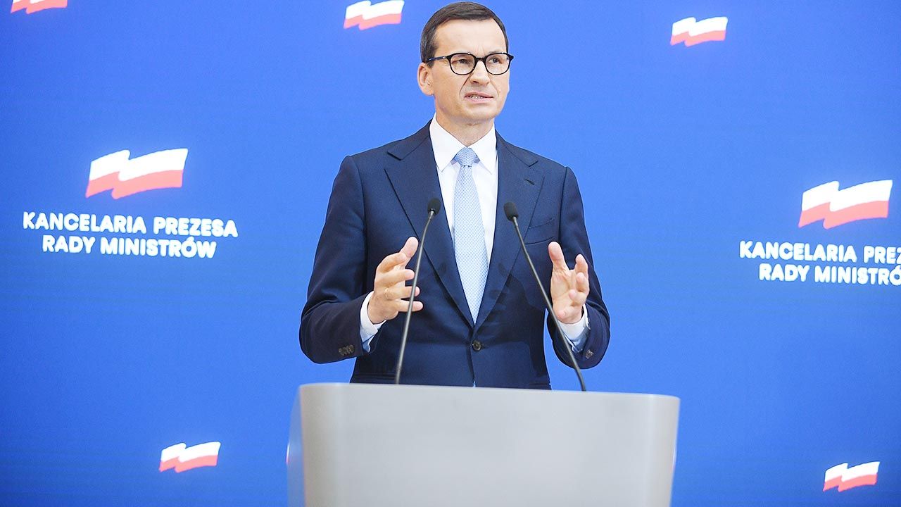 Premier Mateusz Morawiecki (fot. PAP/Marcin Obara)