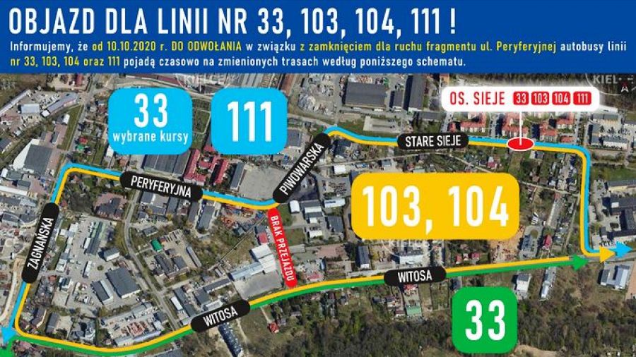 https://ztm.kielce.pl/aktualnosci/1651-czasowa-zmiana-trasy-autobusow-linii-33-103-104-oraz-111.html
