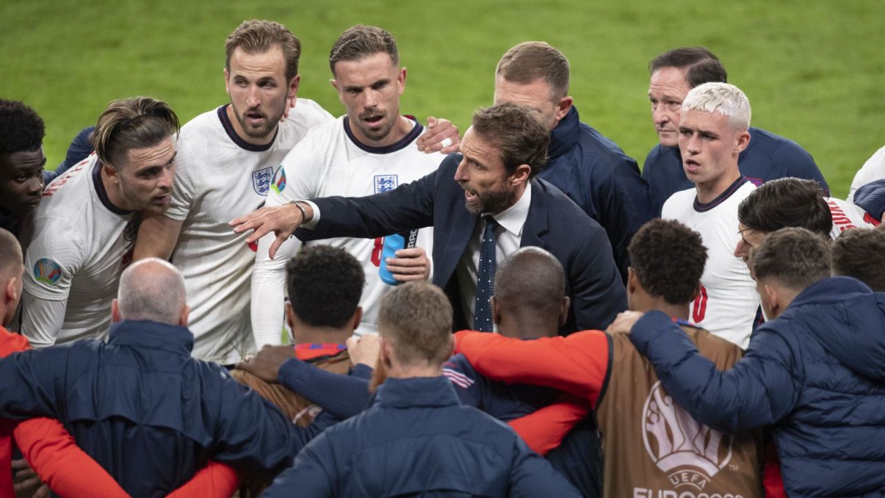 Gareth Southgate i piłkarze reprezentacji Anglii (fot. Getty) Gareth Southgate i piłkarze reprezentacji Anglii (fot. Getty)