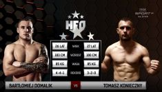 HFO: Aim High. Bartłomiej Domalik – Tomasz Konieczny (85 kg) (fot. TVP)