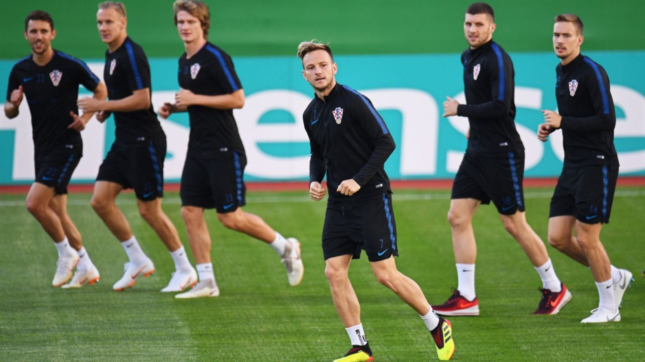 Trening reprezentacji Chorwacji (fot. PAP)