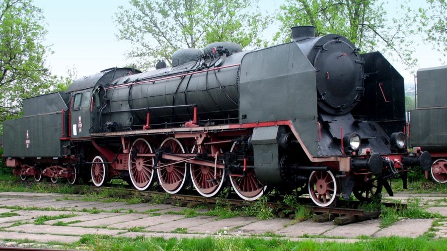 Polski parowóz konstrukcji inż. Kazimierza Zembrzuskiego produkowany był w latach 1932-1940. Na zdjęciu Pt31-64 w skansenie w Chabówce (2008 rok). Fot. Tomasz Górny (Nemo5576) - Praca własna, CC BY-SA 4.0, https://commons.wikimedia.org/w/index.php?curid=4132045