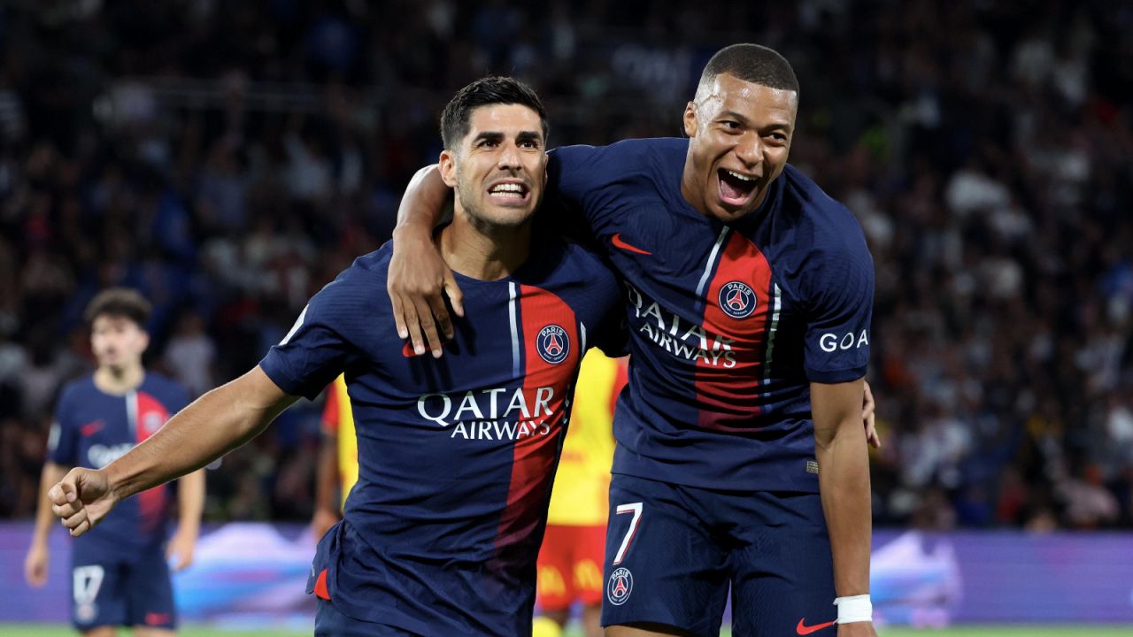 Marco Asensio i Kylian Mbappe (fot. Getty Images)