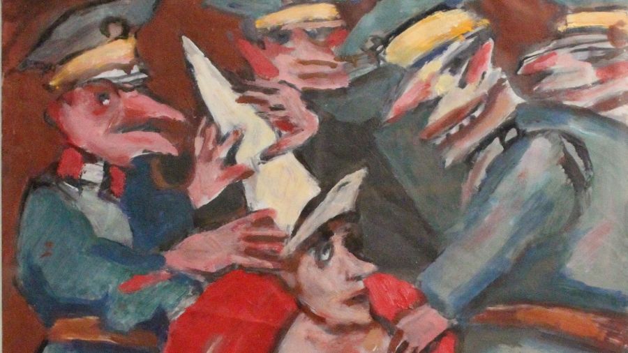 Frenkiel Stanisław, "Christ Mocked by Soldiers", 1999. Fot. Materiały wydawcy – Instytut POLONIKA