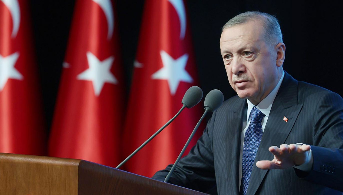 Turecki prezydent Recep Tayyip Erdogan (fot. Mustafa Kamaci/Anadolu Agency via Getty Images)