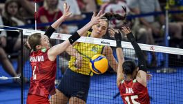 Brazylijki zmierzą się z Włoszkami w finale Ligi Narodów (fot. Getty)