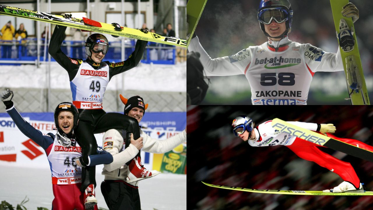 Thomas Morgenstern, Adam Małysz, Simon Ammann, skoki narciarskie, Zakopane, Wielka Krokiew, Sapporo 2007