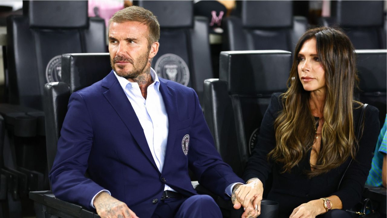 David i Victoria Beckhamowie na meczu Interu Miami (fot. Getty).