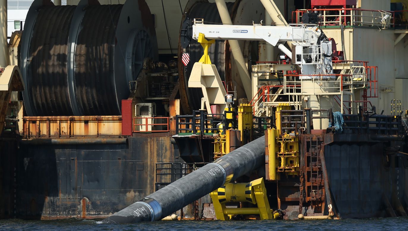 The construction of Nord Stream 2 pipeline. Photo: Sean Gallup/Getty Images