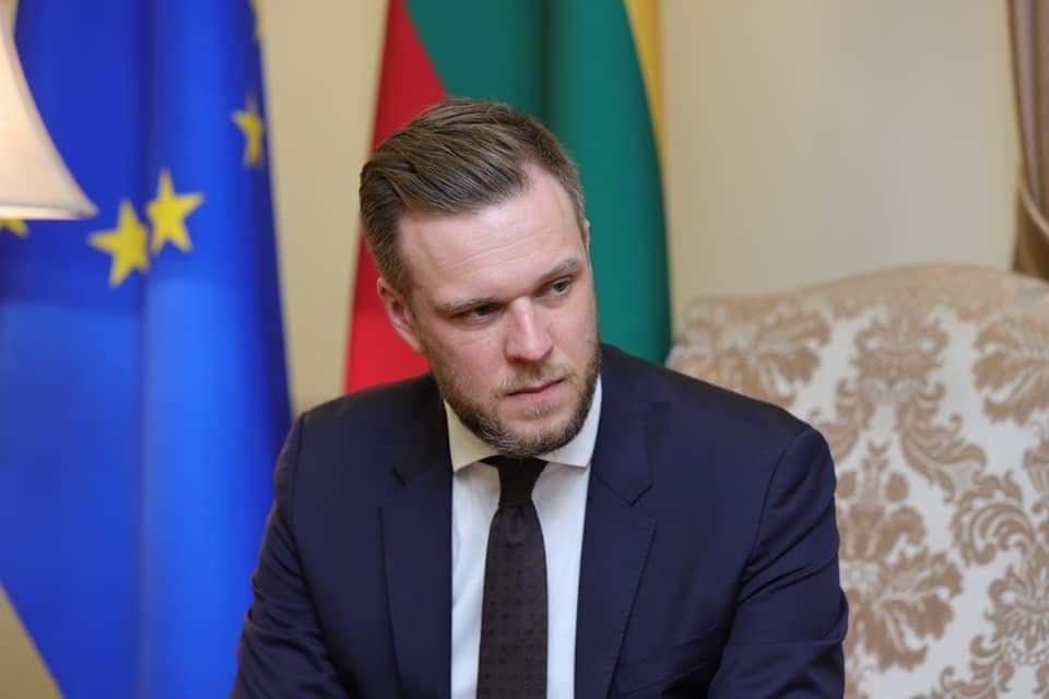 Міністр замежных спраў Габрыелюс Ландсбергіс. (Фота: armradio.am)