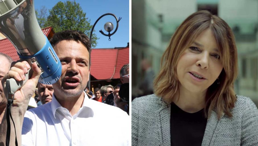 Kandydat PO broni dziennikarki TVN... powielając jej ...