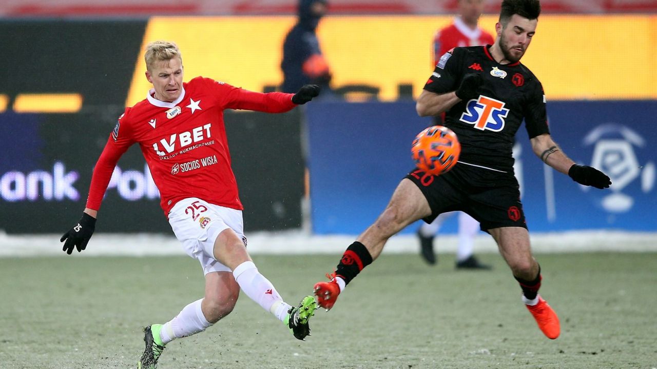 Michał Frydrych (L) i Martin Pospisil (P) (fot. PAP/Łukasz Gągulski)