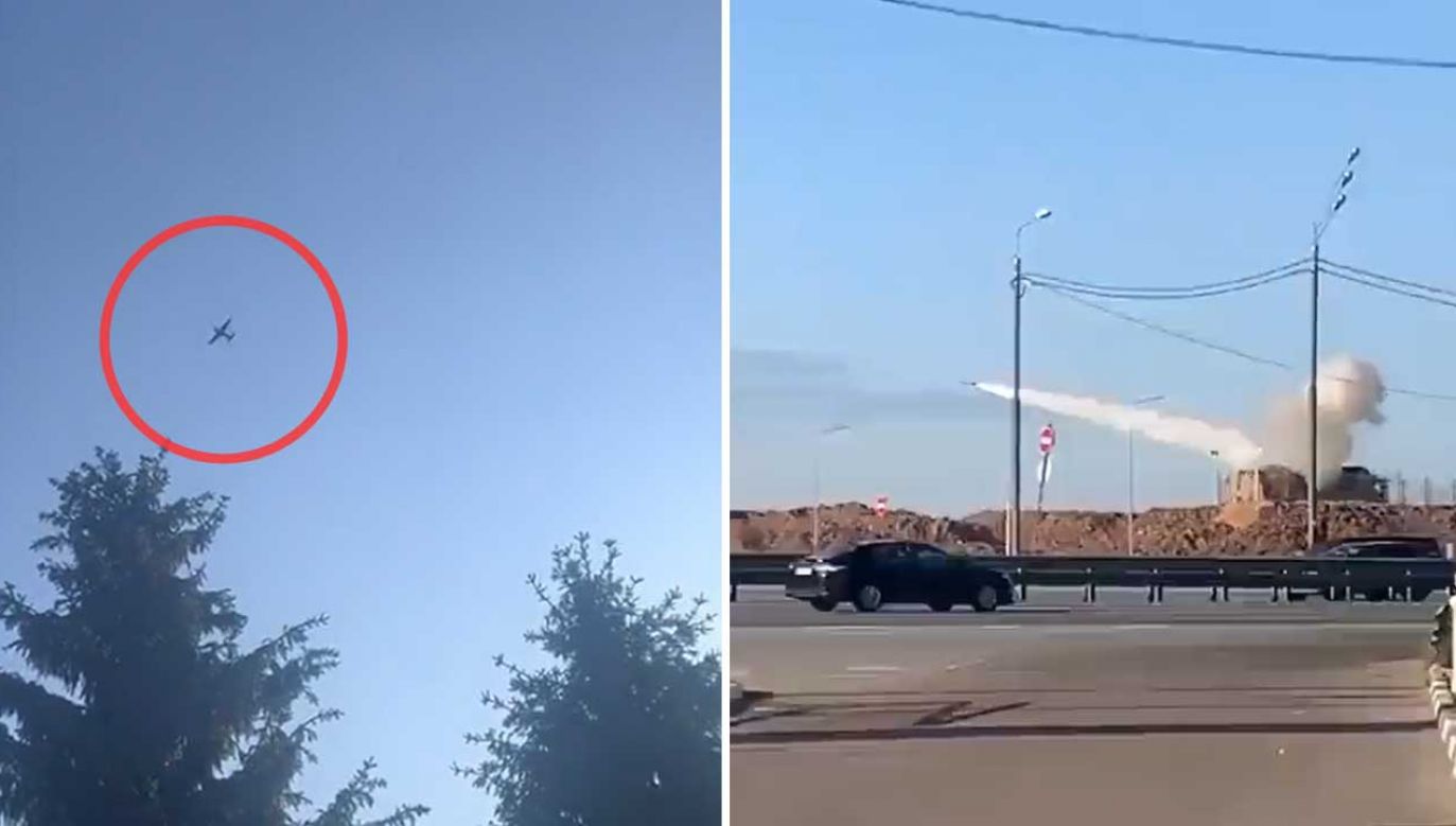 Drony nieznanego pochodzenia pojawiły się we wtorek nad Moskwą (fot. TT/OSINTdefender)