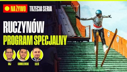 Trzecia seria: skoki narciarskie na żywo ze skoczni K7! Live z Ruczynowa. Leleń, Roj, Chmielewski