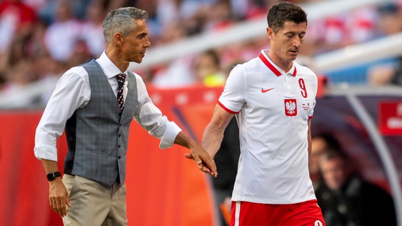 Paulo Sousa Robert Lewandowski (fot. Getty)