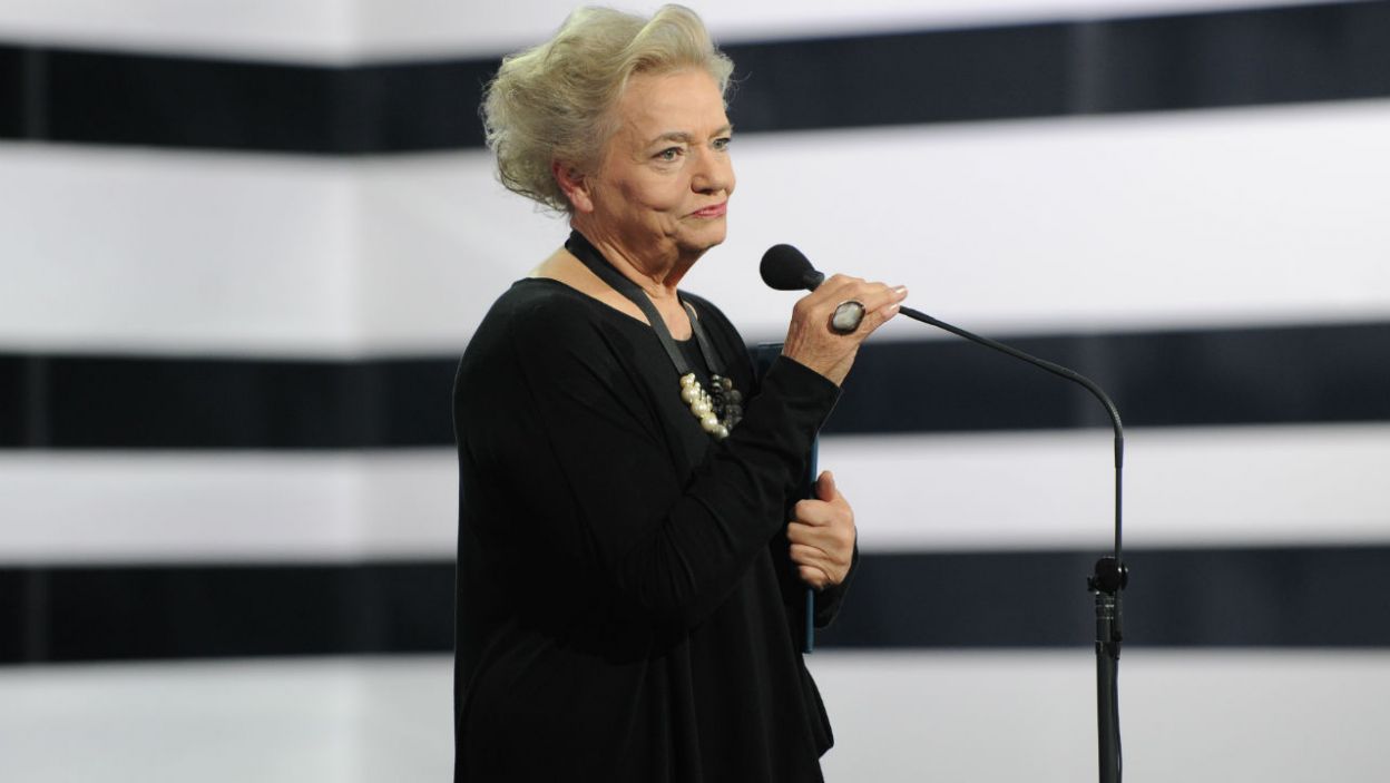 Nagrodę Aktorską za rolę kobiecą w słuchowisku otrzymała Anna Seniuk za rolę w spektaklu „Drugie życie” (fot. N. Młudzik/TVP)