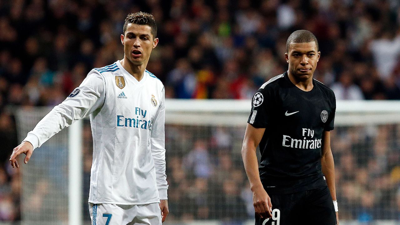 Cristiano Ronaldo i Kylian Mbappe (fot. Getty Images)