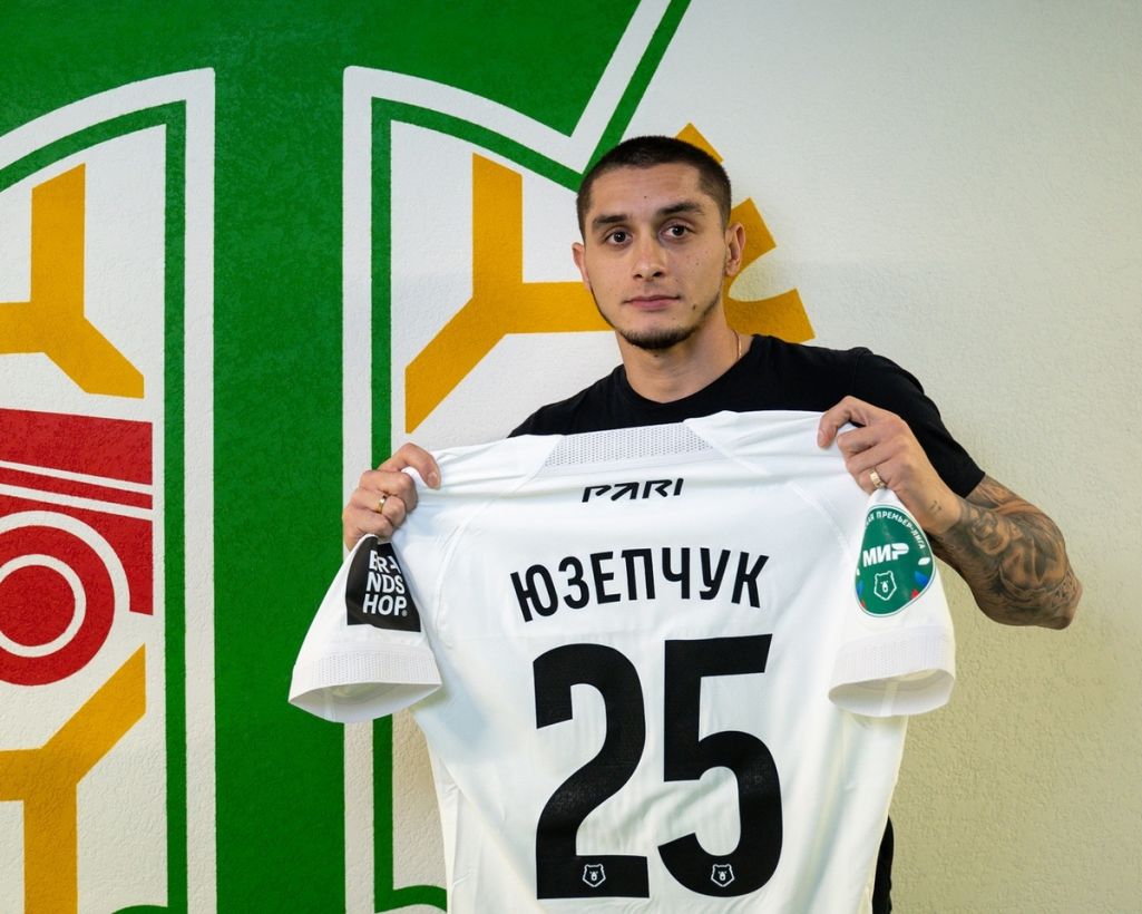 Футбаліст Раман Юзапчук. (Фота: torpedomoscowfc / vk.com)