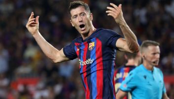 Robert Lewandowski w barwach Barcelony (fot. Getty). Robert Lewandowski w barwach Barcelony (fot. Getty).