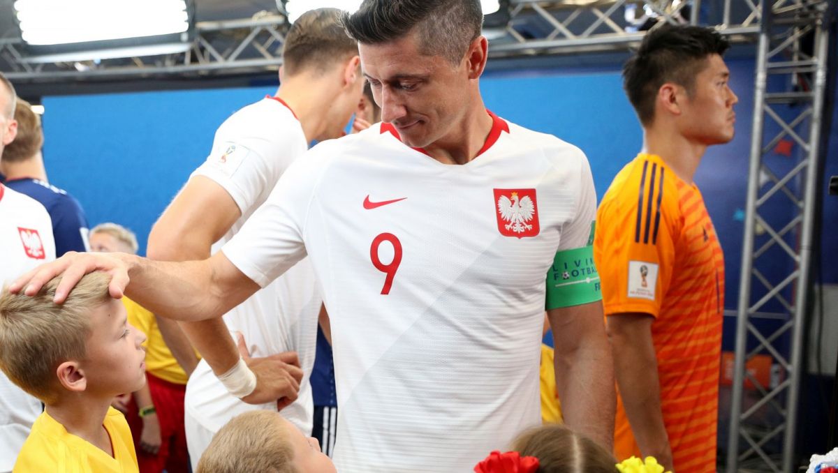 Robert Lewandowski jest idolem niejednego dziecka (fot. Getty) Robert Lewandowski Euro 2020 Polska