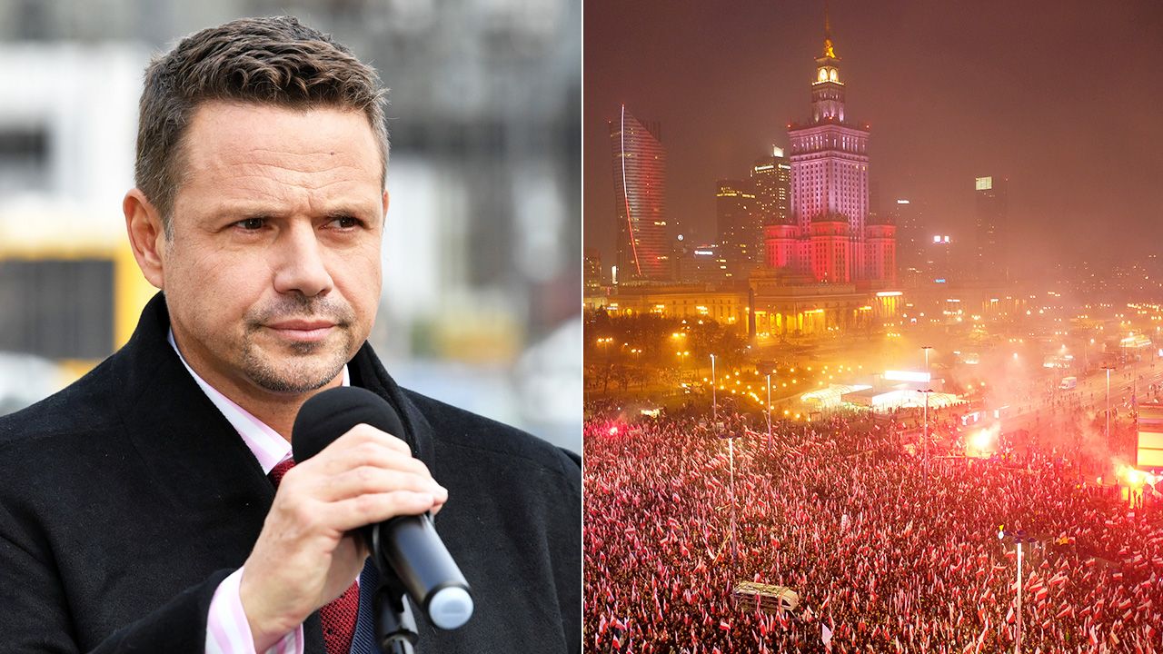Trzaskowski zadowolony z decyzji sądu (fot. PAP/Radek Pietruszka, Sean Gallup/Getty Images) Trzaskowski zadowolony z decyzji sądu (fot. PAP/Radek Pietruszka, Sean Gallup/Getty Images)